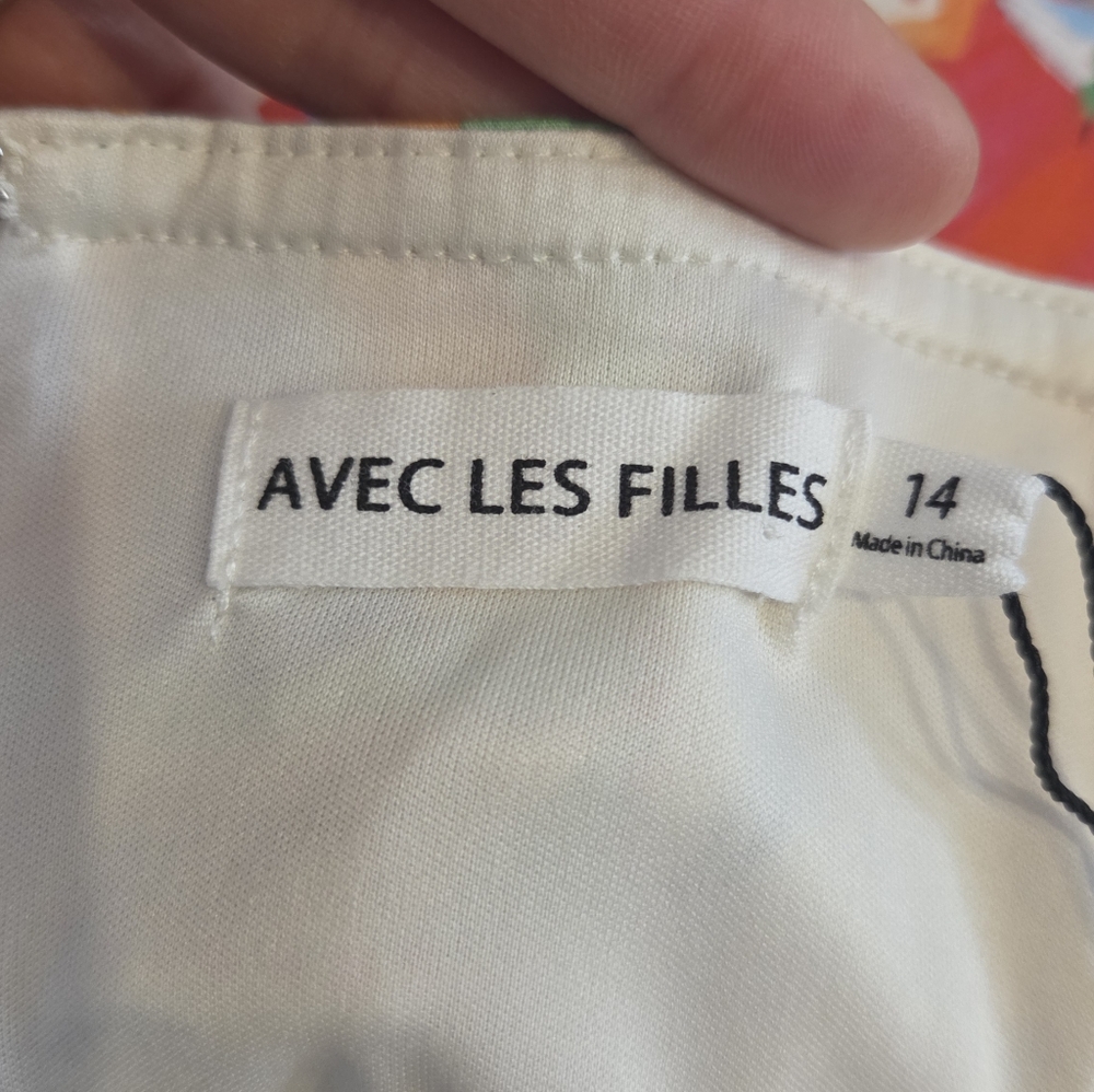 Avec Les Filles Colorful Floral Dress NWT - Picture 8 of 12